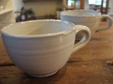 長沼さん粉引きミルクカップ