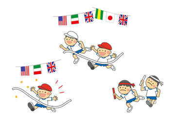 free-illustration-undoukai-boys