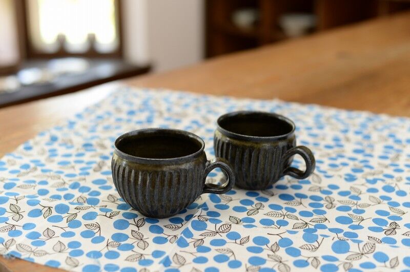 余宮隆 さん　スープカップ　２客セット 余宮隆 さんスープカップ2客セット