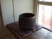 山脇将人さん 銀彩 抹茶碗1