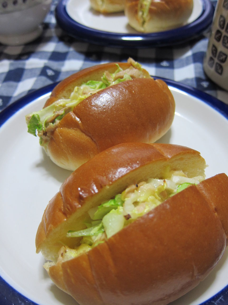 ツナと グリーンボールサラダのミニホットドック ぴよの日記 ツナと グリーンボールサラダのミニホットドック ぴよの日記