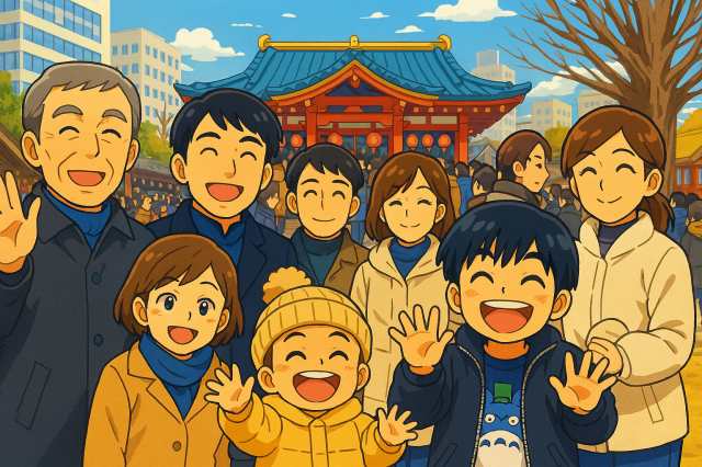 A cheerful anime-styww