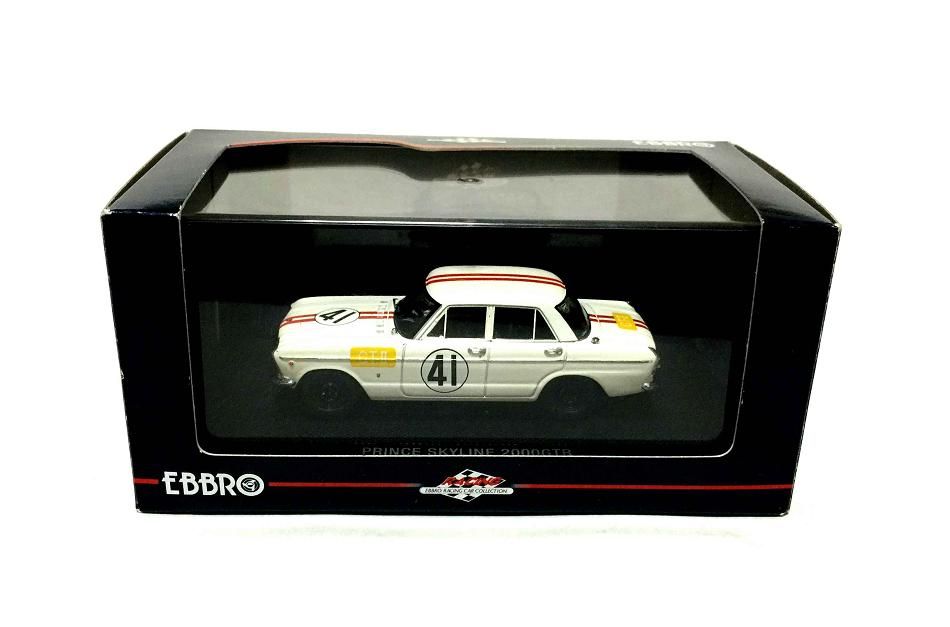 未使用　EBBRO プリンス スカイライン GTB レーシング 日本GP1964 日産 エブロ 1/43 プリンス スカイライン GTB No.39 日本GP 1964