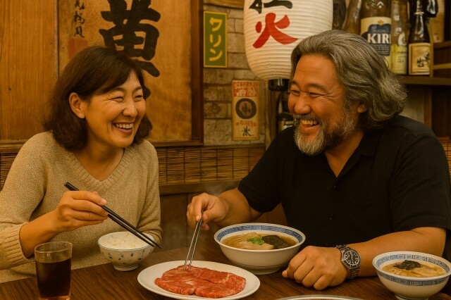 A cozy evening sceneaa