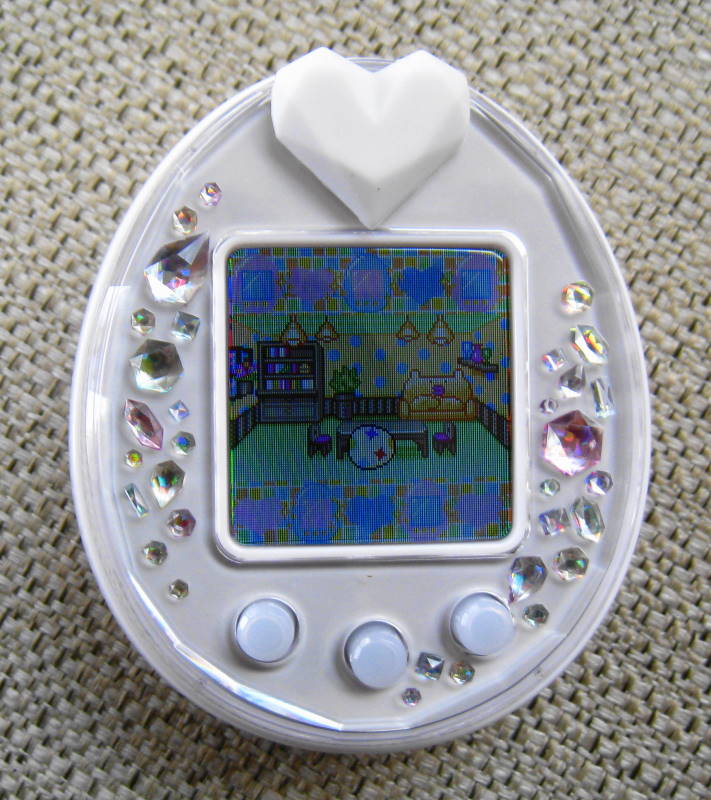 たまごっちピース ハート ピアスホール用 ホワイト たまごっち ぴーす