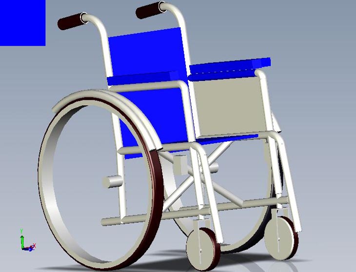 wheelchair flame