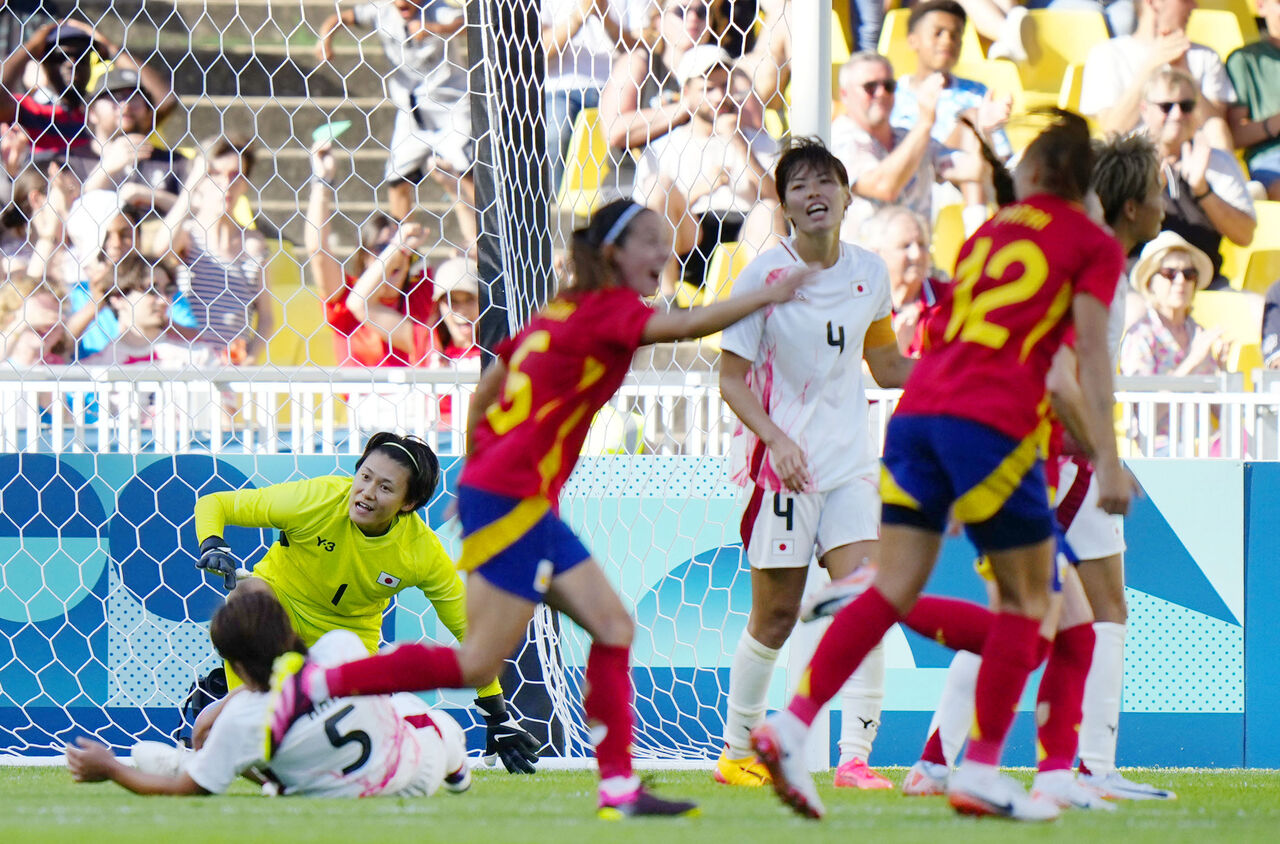 【パリ五輪】なでしこJは黒星発進。藤野あおばFK先制弾もW杯覇者スペインに逆転負け…清水梨紗が負傷で暗雲