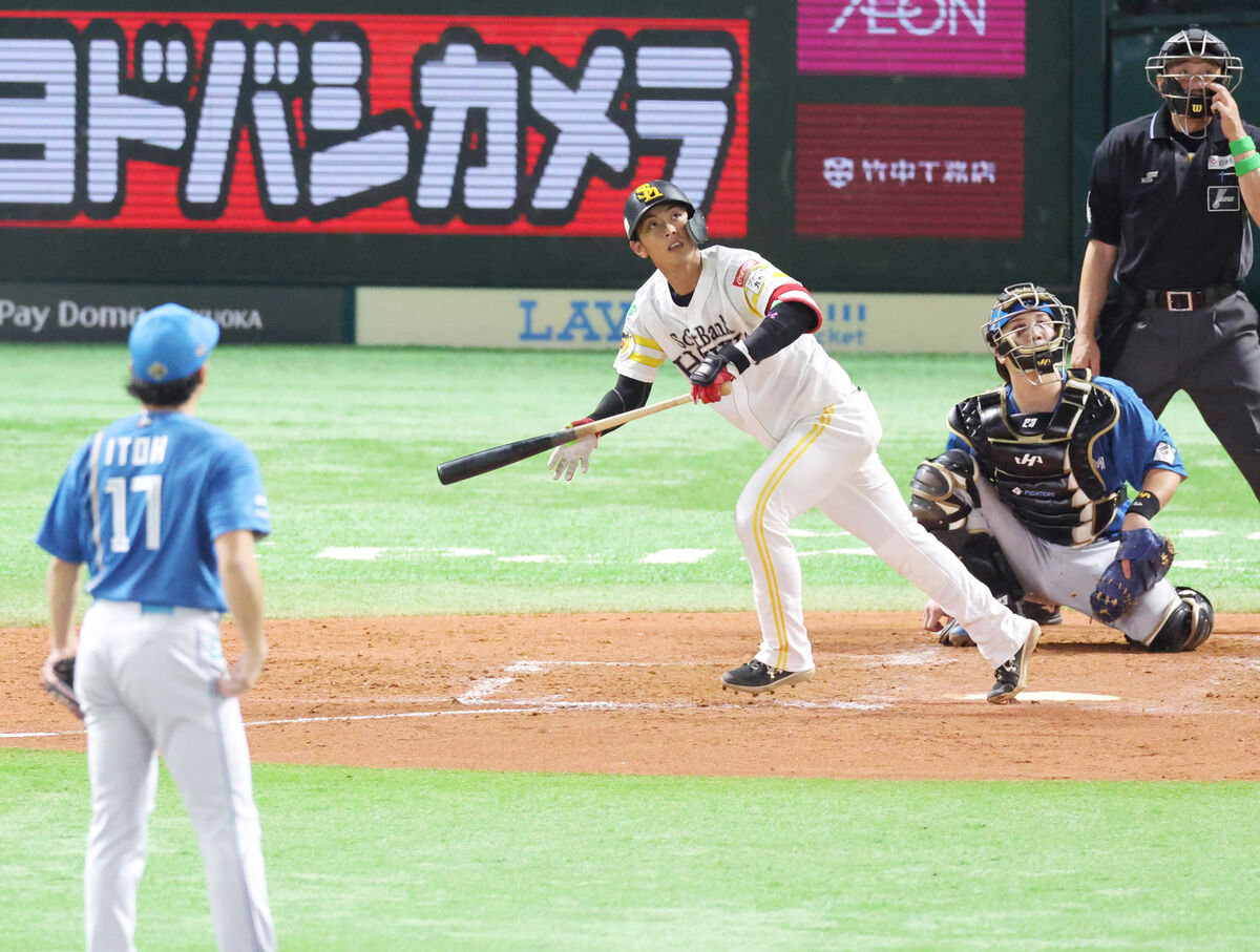 【プロやきゅう】パリーグCS第1戦、ホークス2勝０敗今宮、栗原、山川HR、有原7回2失点　日本ハム伊藤大海4失点