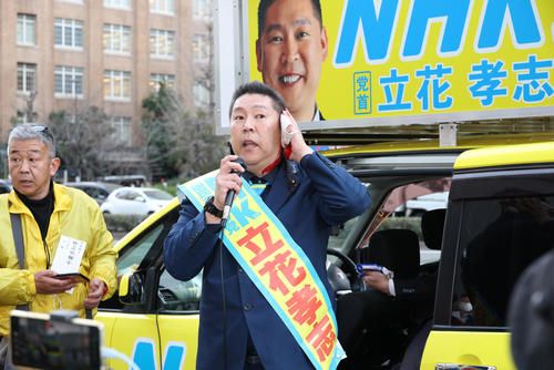 【じゃあ立つなよ】立花孝志氏「もう街頭にたてない」頭部の傷跡公開　攻撃は2回だった！   “無反応の他党”に不満も