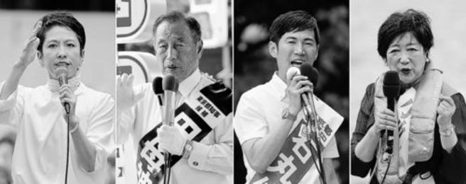 【都知事選】小池百合子氏リードに自民党安堵…蓮舫氏は無党派層取り込みに苦戦