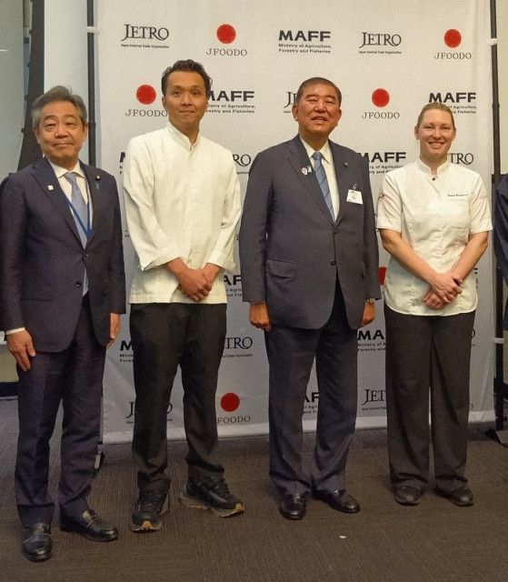 石破ちゃん、日本食の魅力発進　「コメ、世界で食べて」　ニューヨークのレストラン訪問