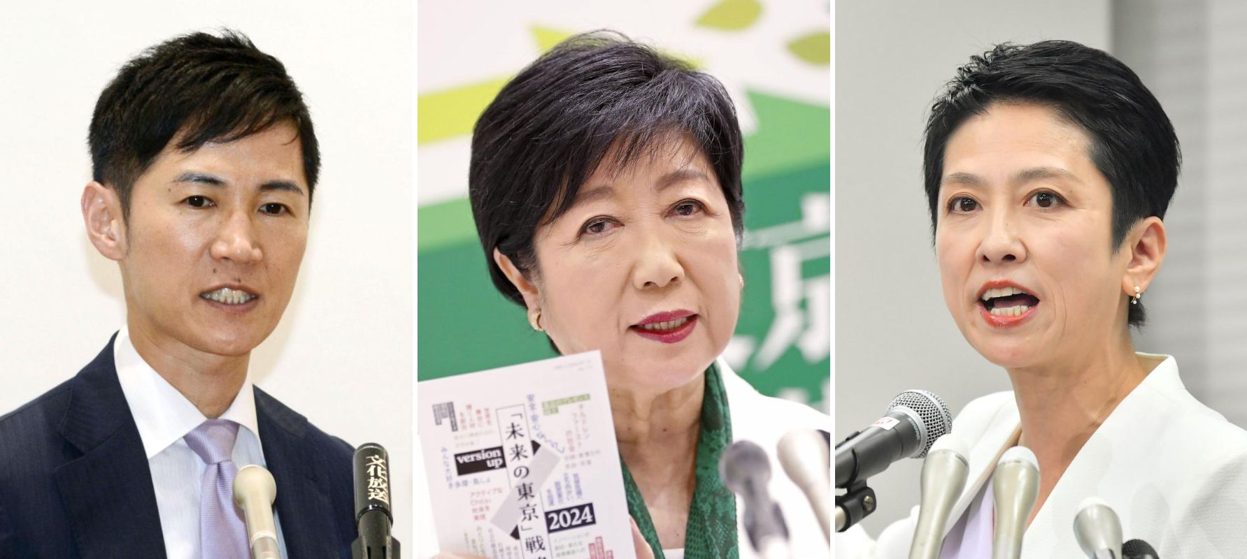 【都知事選】無党派層で蓮舫氏を逆転、各紙情勢調査で見えた≪意外な傾向≫