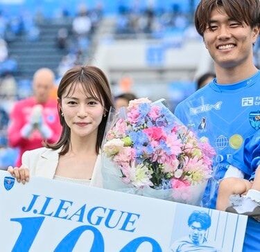 【奥さん美人】日本代表FW小川航基 ゴールパフォーマンスで「美人妻」が再脚光
