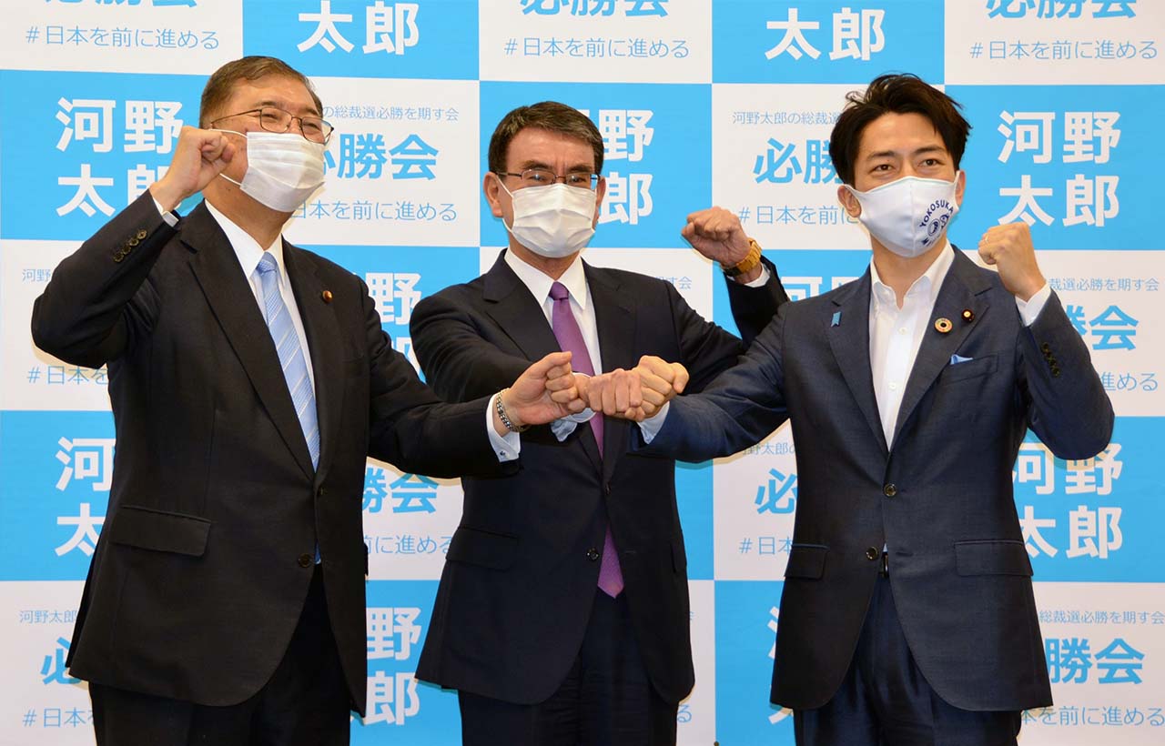 【総裁選】小泉・石破・河野「小石河」は全員出馬？一本化？　前回は共闘も…にらみあい