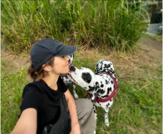 【ガードレールに繋ぐか？】高岡早紀「逆ギレされて怖かった」“愛犬トラブル”報告「犬を触らないで下さいって言ったら…」