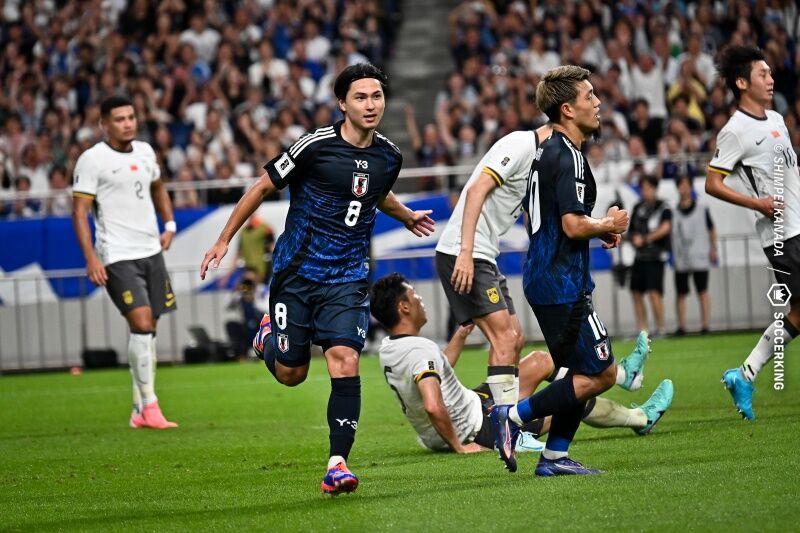 【サッカー】日本代表が大量7得点で中国に圧勝！南野拓実が2発＆伊東純也は“復帰弾”