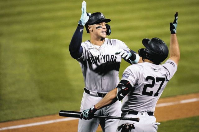 【ジャ～～ッジ】55号で大谷と2本差。2戦連発で年57発ペース…2冠へラストスパート