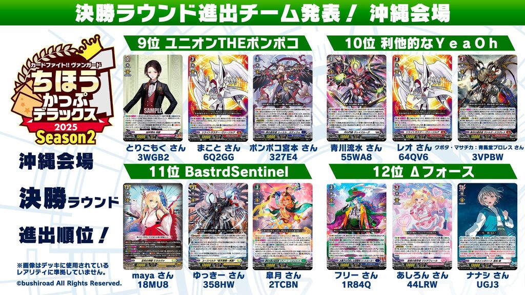 WGP Deluxe 2025 Qualifier Season 2(Okinawa) : FreedomduoのCardGame<D>
