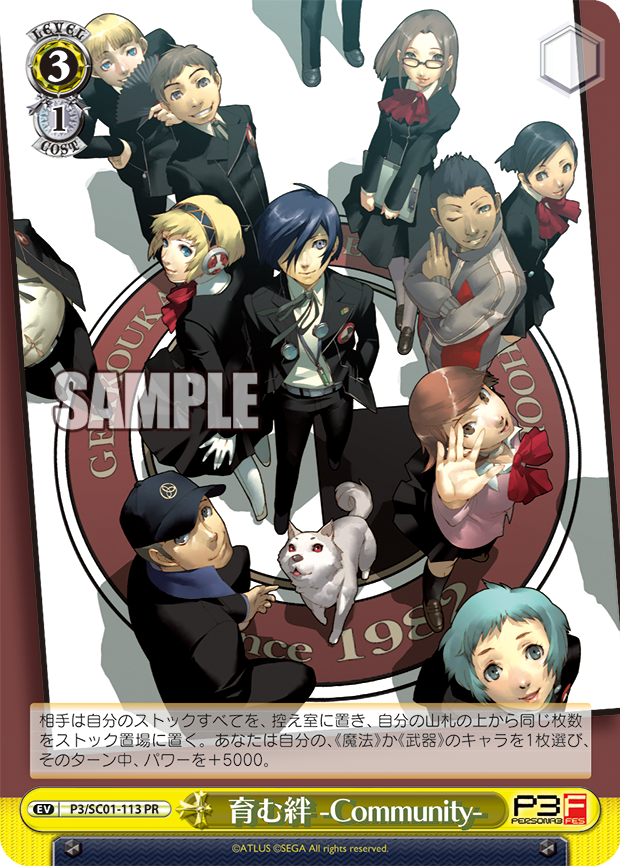 Ws Chronicle Vol 01 Persona 3 Freedomduoのcardgame D
