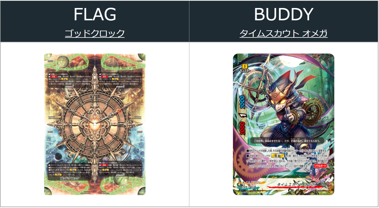 バディファイト ゴッドクロック デッキ ゴッドクロック デッキ 相手の