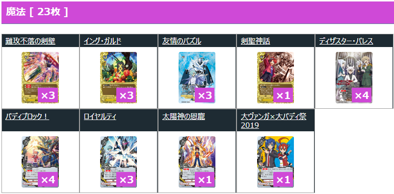 ディザスター パレス 4枚 バディファイト ディザスターパレス 4枚セット （カードリスト