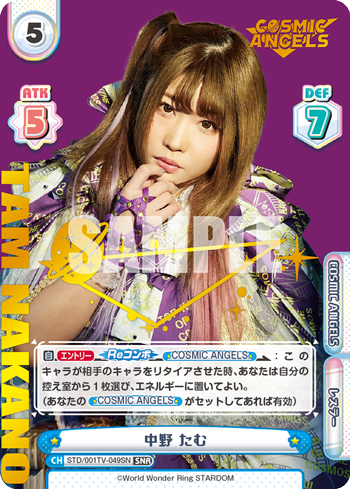 中野たむBBM crown card スターダム