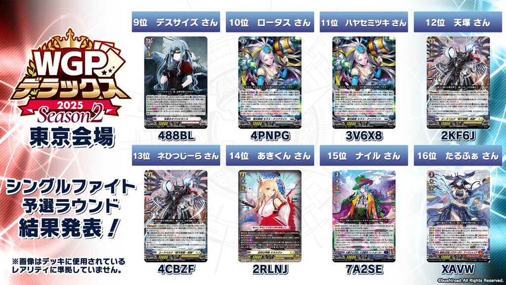 WGP Deluxe 2025 Qualifier Season 2(Tokyo) : FreedomduoのCardGame<D>