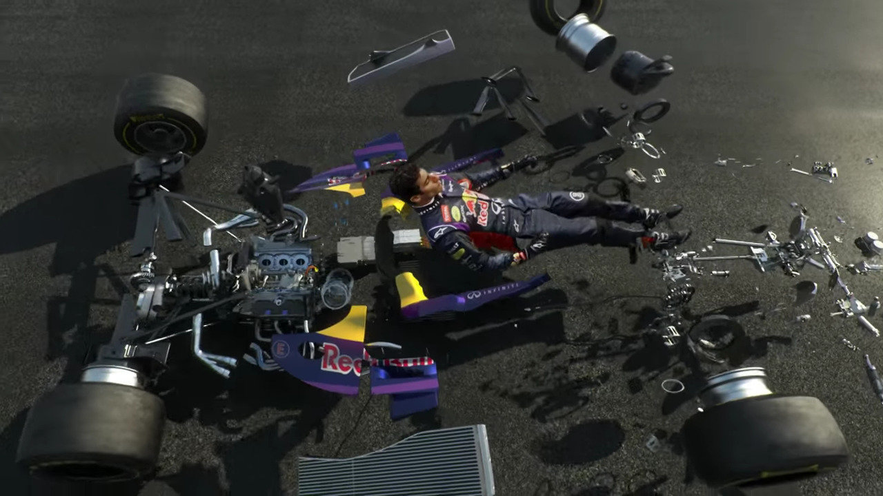 Red Bull Racing F1のカッコイイcg映像と音楽 エキゾーストック
