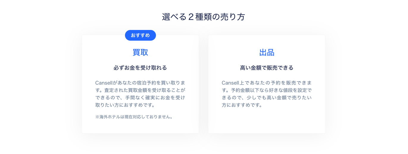 cansell_買取り_保証