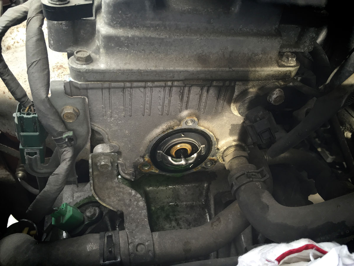 サーモスタット交換 ｔｔとｃｂｒと