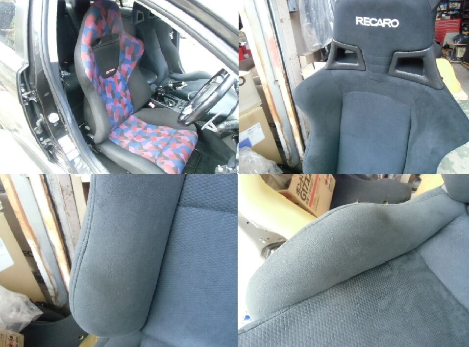 レカロ is05 SR11 三菱純正 ランサーエボリューションⅩ用 部分張替＋  