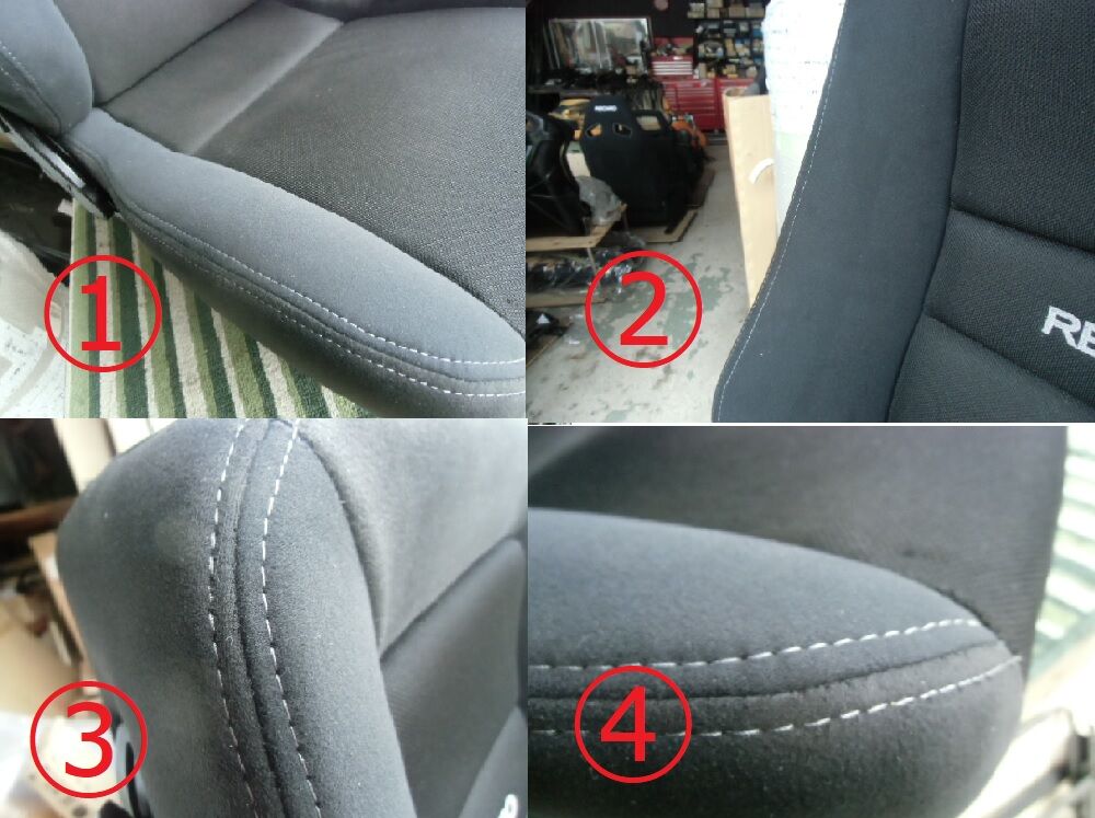 RECARO 追い掛け レカロシート LX-VS SK100 車では不使用 室内のみで使用