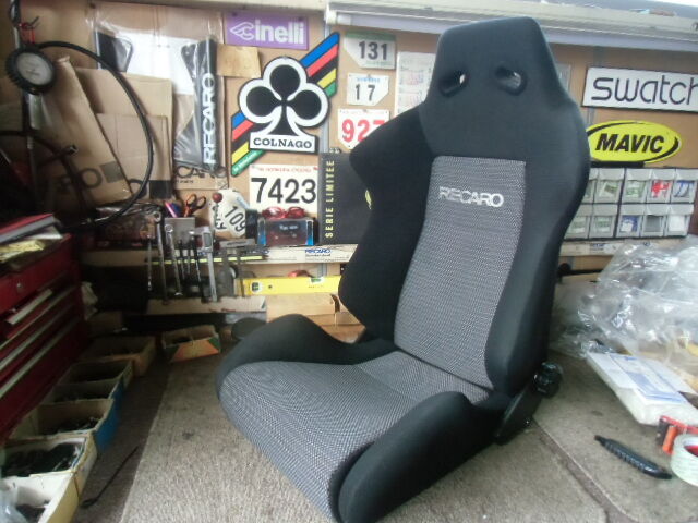 レカロ is84 SR1 ジェミニ イルムシャR純正 部分張替＋メンテ いすゞ  