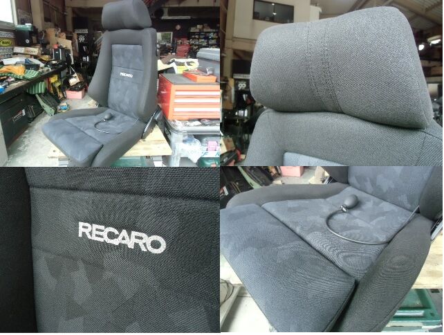 _RECARO ERGOMED-D 黒×黒 右席 レカロ エルゴメド