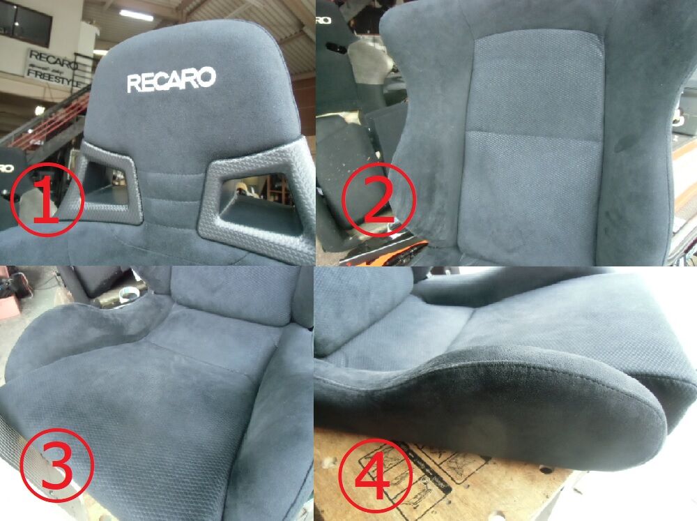 レカロis05 SR11 三菱純正 黒アルカンターラ仕様右用 メンテナンス