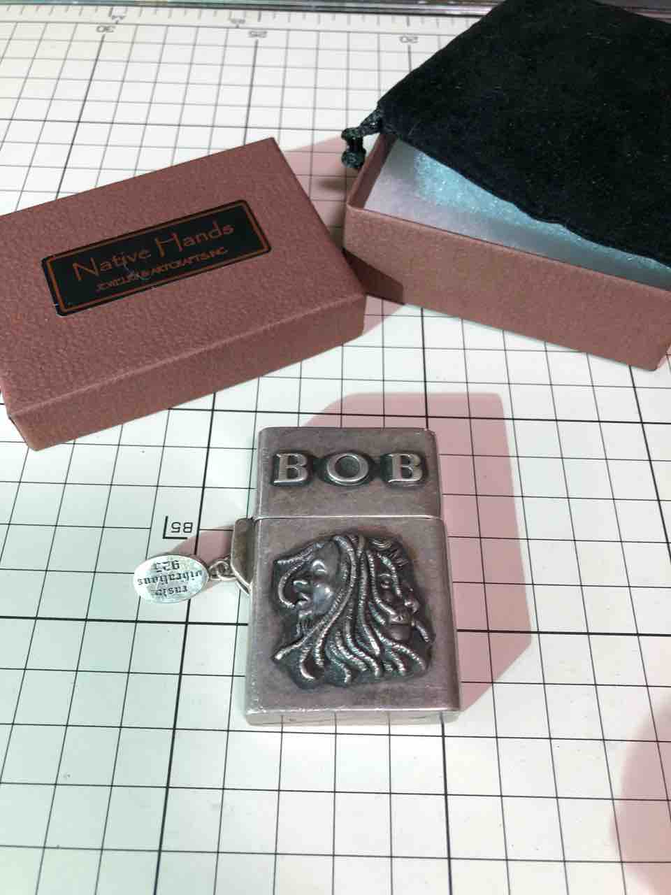 silver 925 oil lighter Bob Marley slim 【公式通販】
