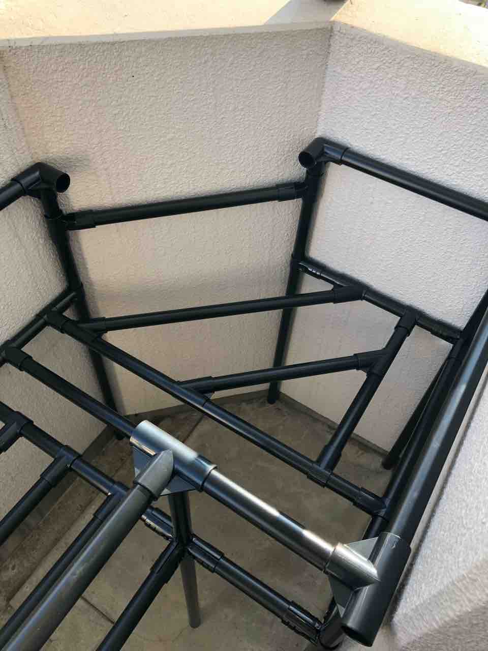 イレクターパイプでdiy その２ベランダ編 40代の時間の使い方 Blog