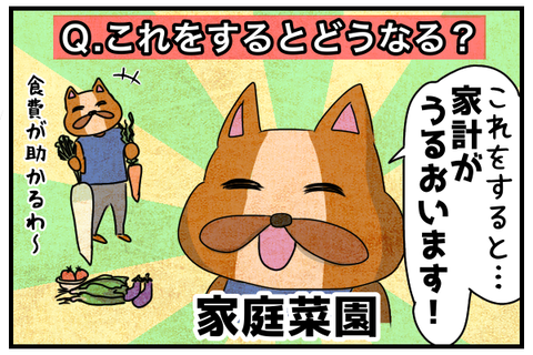 狐の場合これをするとどうなるかというと…「家計がうるおいます!」とのこと。