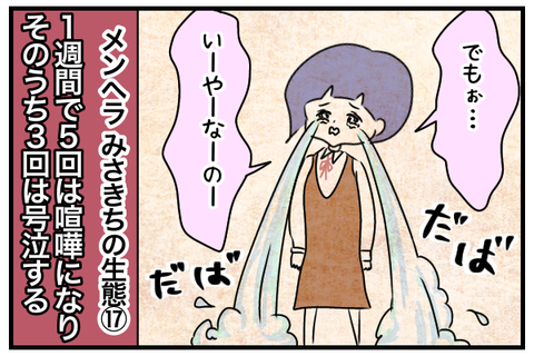 でもいやなんだと号泣するみさきち。