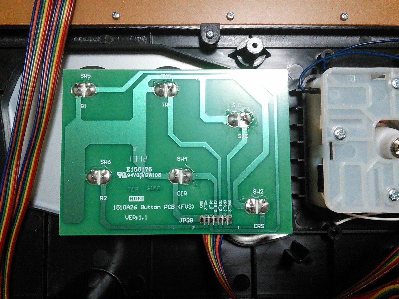 ファイティングスティックV3のボタンを三和化してみた(n番煎じだけど