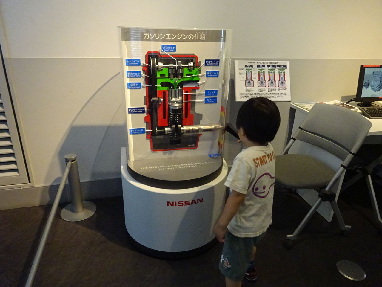 子どもとおでかけ 日産エンジンミュージアム 横浜 子育て3人パパの 子育て 自分育て 試行錯誤中