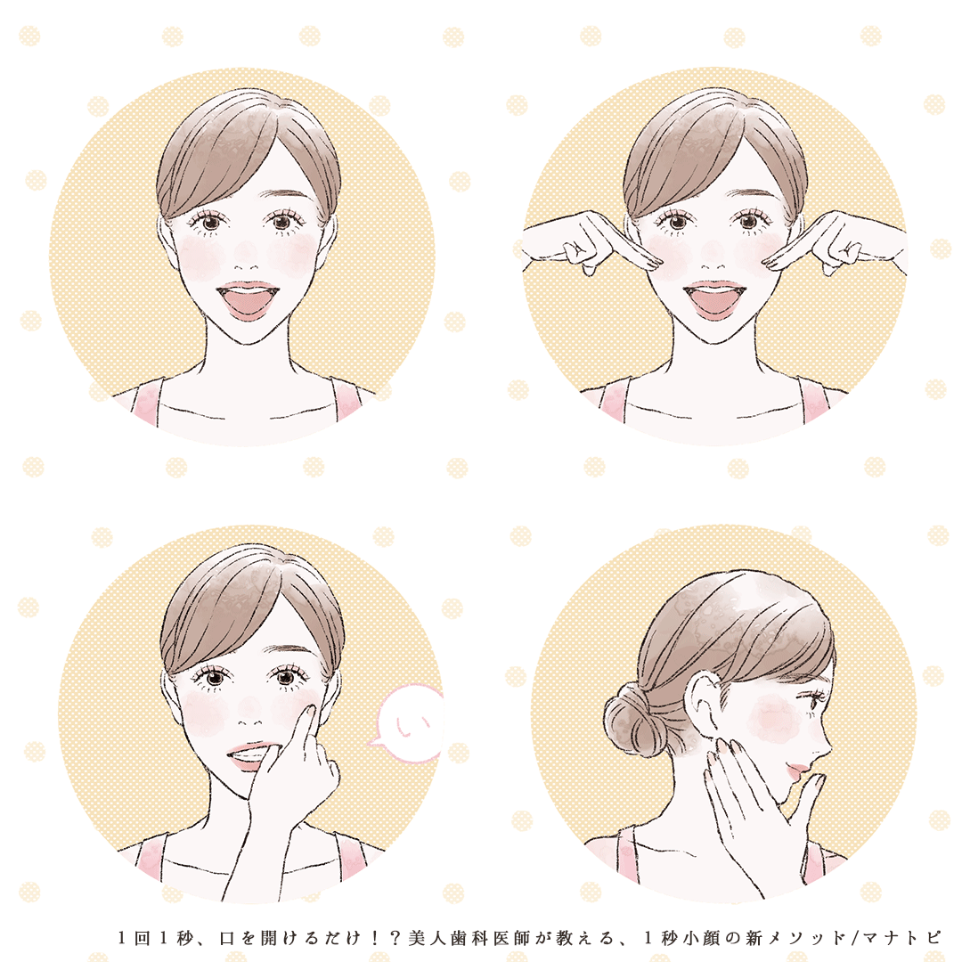 1回1秒 口を開けるだけ 美人歯科医師が教える 1秒小顔の新メソッド ガールズイラストレーターやよいのブログ Powered By ライブドアブログ 1回1秒 口を開けるだけ 美人歯科医師が教える 1秒小顔の新メソッド ガールズイラストレーターやよいのブログ Powered By ライブドアブログ