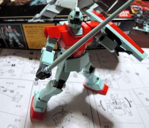 ガンプラ Rg ズゴックに向けて Hguc ジム を組み立てる ガンダムマーカーで部分塗装もしちゃったｗ 何でも雑記板 プラモデル情報