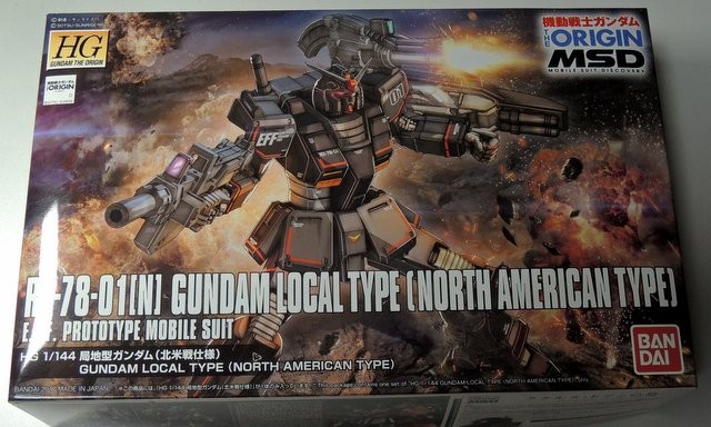 ガンプラ Hg 局地型ガンダム 北米戦仕様 の感想とレビュー 黒い局地型ガンダムかっこいい 何でも雑記板 プラモデル情報