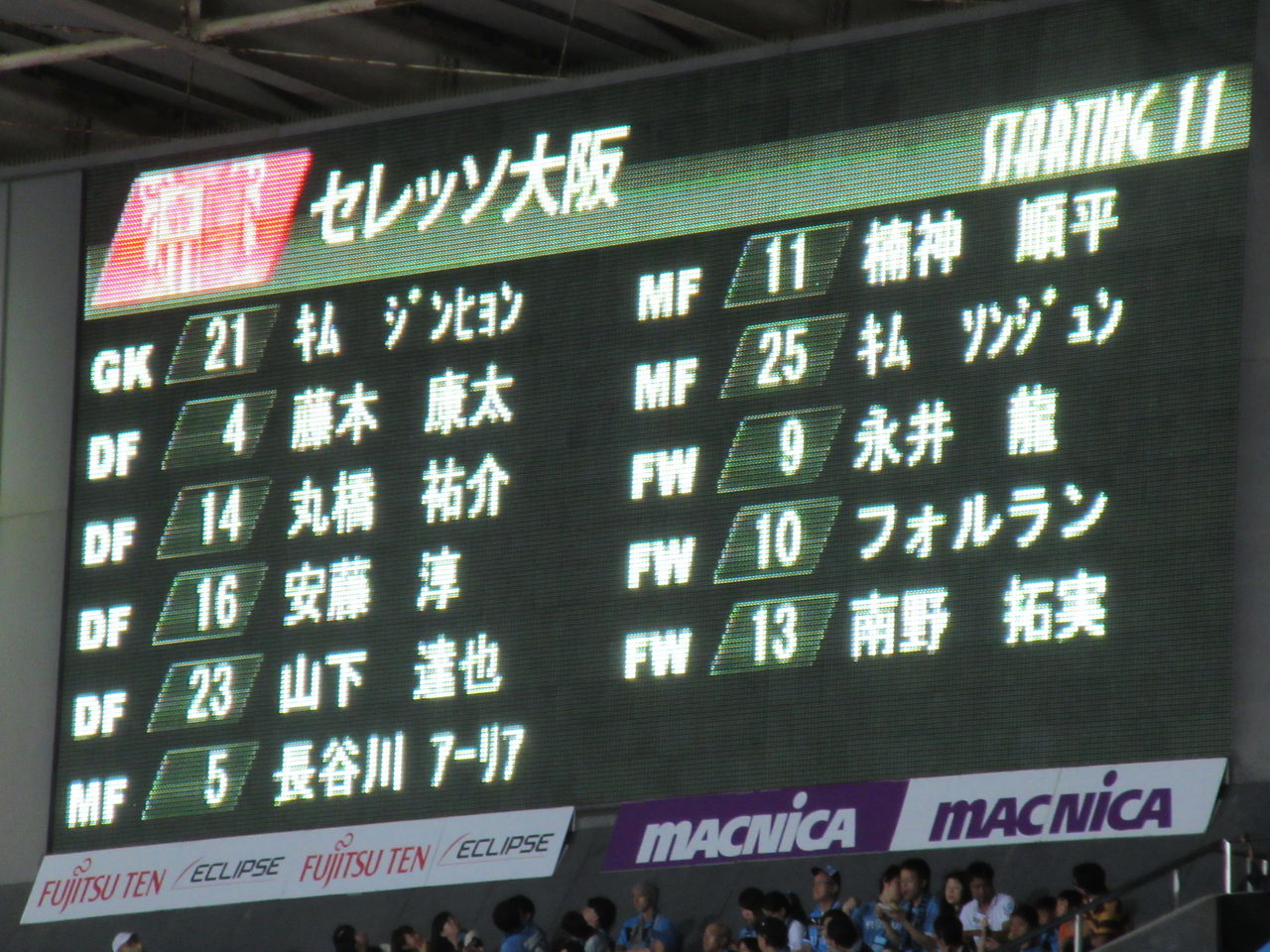 真夏の夜の夢 vs セレッソ大阪 Blue Is The Colour Football Is The Game 真夏の夜の夢 vs セレッソ大阪 Blue Is The Colour Football Is The Game