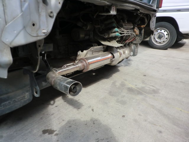 サンバー用マフラープロトタイプ よもぎ商会 カー ブログ