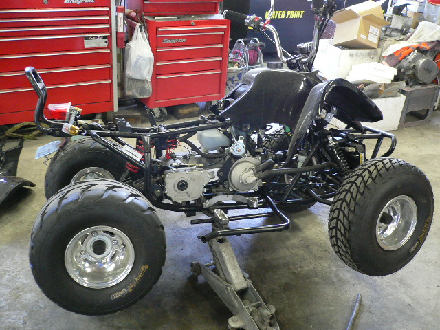 四輪バギーにバックギアとチャンバーつけました エフテック Ftecq