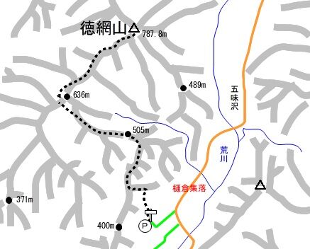 徳網山・図