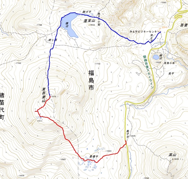 東吾妻山