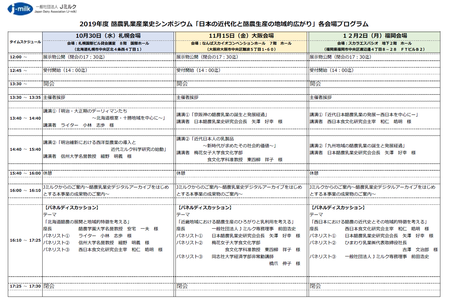 各会場プログラム